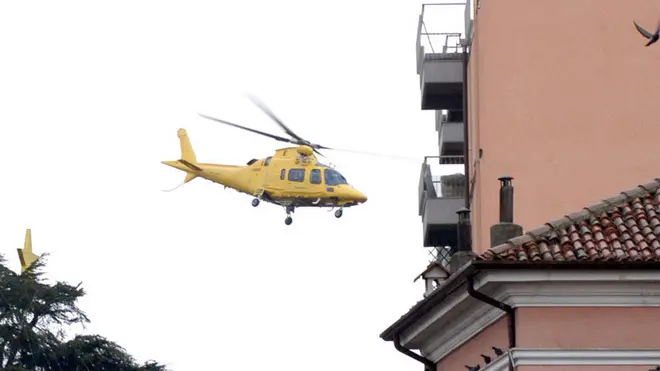 CAERANO ELISOCCORSO fotocronaca - conegliano parcheggio via rosselli caerano elisoccorso