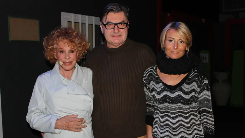 Ornella Vanoni, Mario Polegato e Valeria Arzenton di Zed