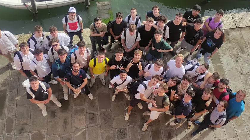 Gli allievi dell’ ITT Enrico Fermi PTP Venezia- IIS Vendramin Corner dove è attivo dallo scorso anno il 4 + 2