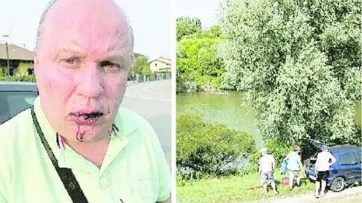 Maurizio Ceccato e il luogo dove è avvenuta l’aggressione