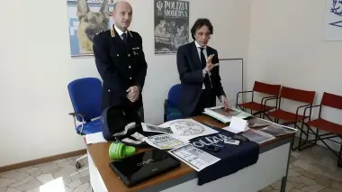 INVESTIGATORI. Da sinistra, Renato Ragnelli e il capo della Mobile Marco Calì