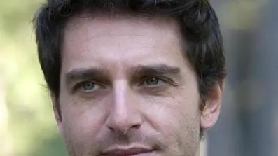 Giampaolo Morelli durante il photocall di presentazione della serie tv di Mediaset ''Baciati dall'amore'' alla Casa del Cinema. Roma, 14 novembre 2011. ANSA/CLAUDIO PERI