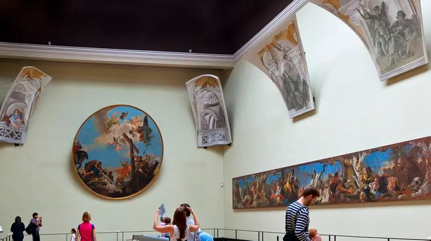 28 May 2010, Venice, Italy --- Accademia Gallery in Venice --- Image by © Sylvain Sonnet/Corbis