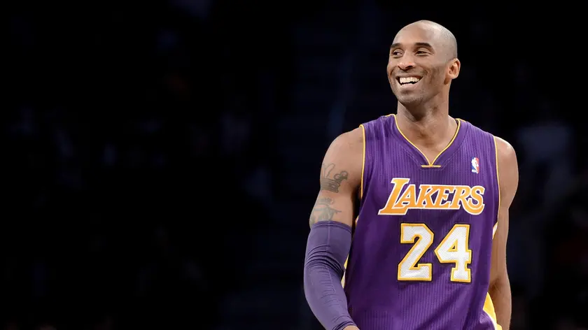 Kobe Bryant in maglia Los Angeles Lakers