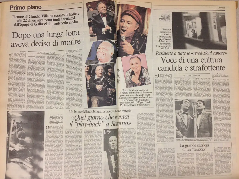 Il paginone del mattino di Padova con la notizia
