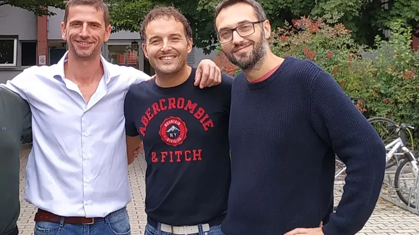 Da sinistra Salvi, Borgo e D'Amore