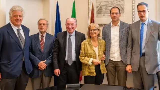 Da sinistra verso destra: Zago, Zaccaria, Dal Ben, Da Dalt, Giusti e Bellon
