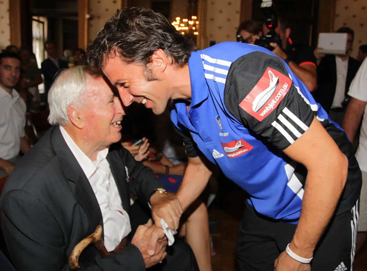 Vittorio Scantamburlo con Alessandro Del Piero, nel 2013