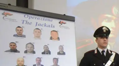 Interpress/M.Tagliapietra Venezia 26.04.2016.- Conferenza stampa Carabinieri. Operazione The Jackals. Giovanni Occhioni, Carmelo Graci.