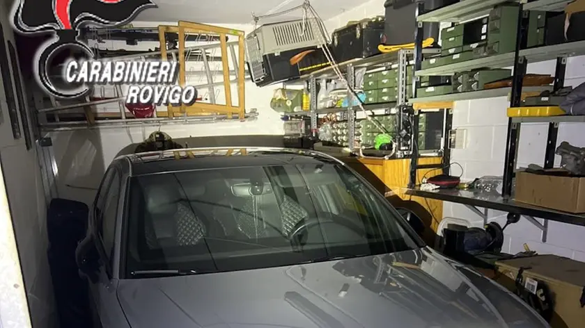 L'Audi rubata che era utilizzata dalla banda di ladri