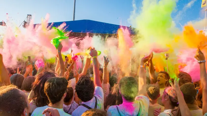 Una tappa del Festival dei Colori