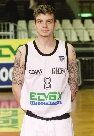 Paul Baccaglini con la maglia della Patavium Padova
