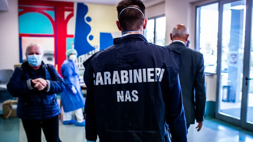 21/04/2020 Brescia, Reportage NAS, indagini per Coronavirus Lombardia; ispezioni all’interno di RSA del territorio