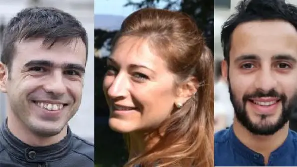 Da sinistra Nicola Cellini, Giovanna Mioni e Natale Canale