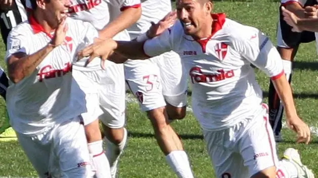 ROCCATO PADOVA-GROSSETO STADIO EUGANEO esultanza cuffa