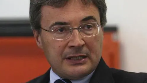 THIENE Presentazione Direzione sanitaria Ulss 4..in foto il Dott. Mantoan - Il segretario alla sanita' Mantoan