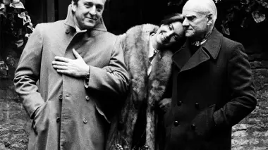 Carlo Ripa di Meana, Marina e Alberto Moravia nel 1974