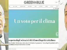 Carlo Carraro, ordinario di Economia ambientale ed ex rettore di Ca’ Foscari; la pagina che contiene l’appello e a sinistra Carlo Barbante, direttore Istituto scienze polari del Cnr e docente di Ca’ Foscari