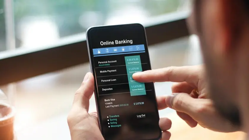 La pagina di una banca online da cui si possono effettuare bonifici istantanei