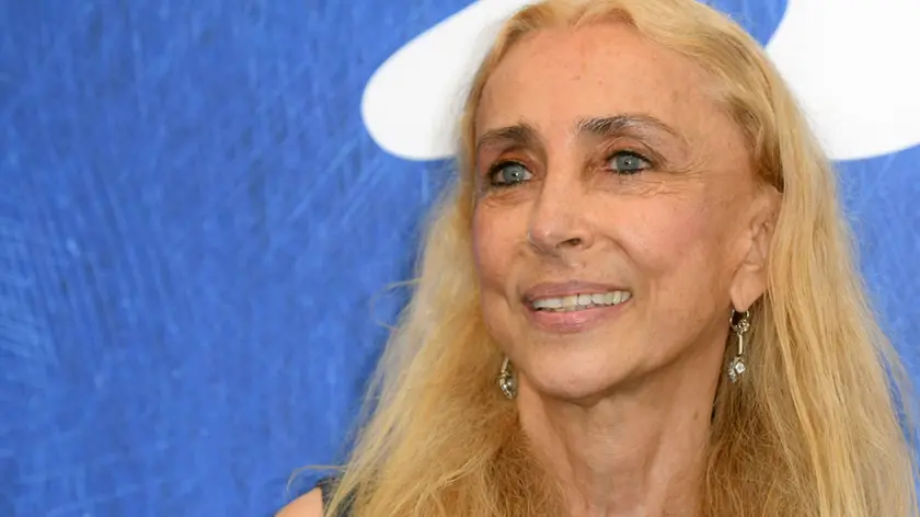 02/09/2016 Venezia, 73 Mostra Internazionale d' Arte Cinematografica. Photocall del film Franca: Chaos and Creation. Nella foto Franca Sozzani