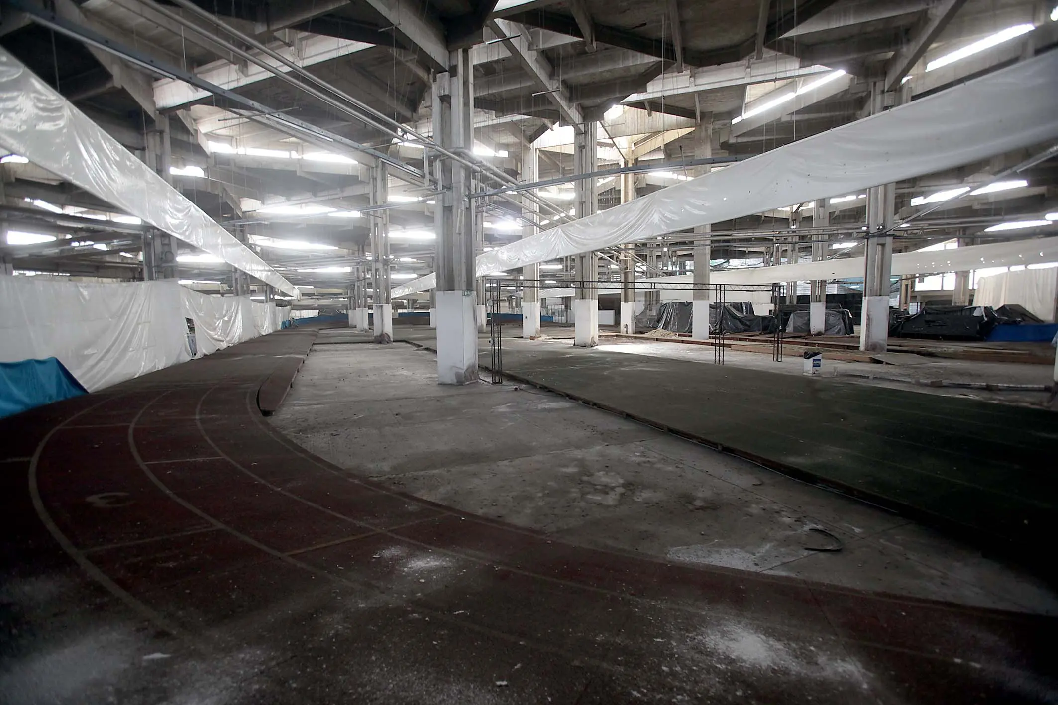 La vecchia pista d'atletica