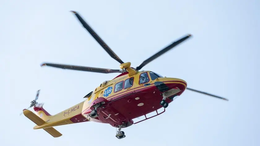 L'elisoccorso del Suem 118 (Foto d'archivio)