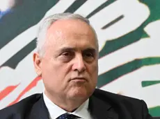 Claudio Lotito in occasione della conferenza stampa per annunciare nuovi ingressi in Forza Italia presso la sede del partito a Roma, 20 maggio 2024. ANSA/CLAUDIO PERI