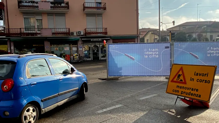 Dal 29 luglio cantiere del tram in via Sografi a Padova
