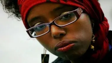 La scrittrice Igiaba Scego scrittrice e giornalista di origini somale