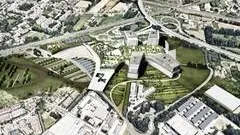 Il rendering del nuovo ospedale di Padova est