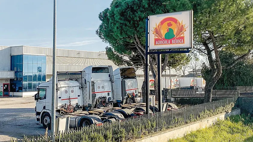 Monselice (PD), 11 gennaio 2022. Vedute dell’Agricola Berica di Monselice. Nella Foto: l’Agricola Berica di Monselice