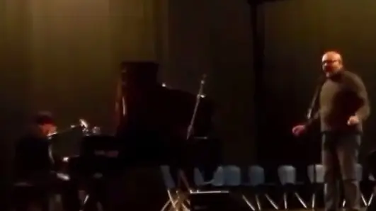 Pasqualino Alberto Leone sul palco