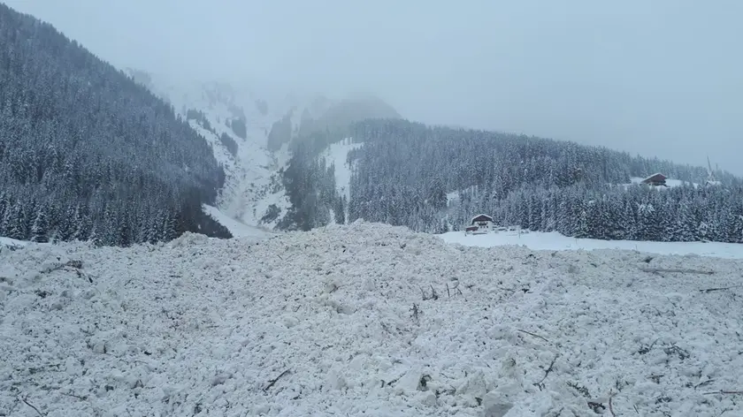 La valanga di Pennes in Val Sarentina, Alto Adige