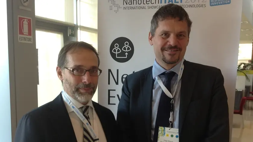 Nicola Trevisan, dg di Veneto Nanotech e Diego Basset, direttore scientifico