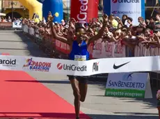Il vincitore della Padova Marathon 2018 (foto Bianchi)