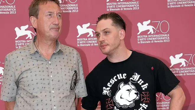 British actor Tom Hardy (R) and British director and writer Steven Knight , pose at a photocall for 'Locke' during the 70th annual Venice International Film Festival, in Venice, Italy, 02 September 2013. The movie is presented in the out competition. The festival runs from 28 August to 07 September. ANSA/CLAUDIO ONORATI