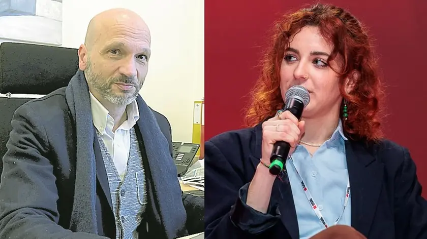 Il prorettore al Benessere e Sport Antonio Paoli e la presidente del Consiglio degli studenti Emma Ruzzon
