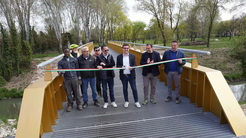 TOME-AGENZIA BIANCHI- PADOVA- INAUGURAZIONE CICLOPEDONALE PARCO DELLA FENICE