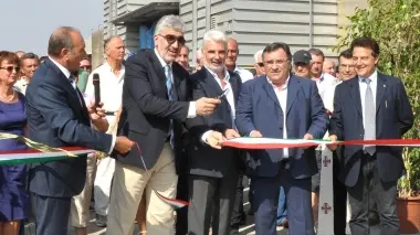L’inaugurazione ieri con il presidente del Consiglio regionale Ruffato