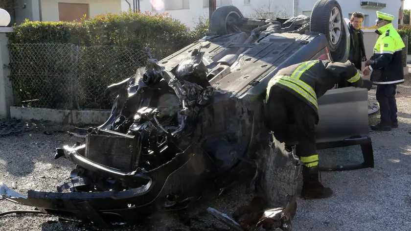Filippi AG.FOTOFILM badoere incidente stradale via settimo
