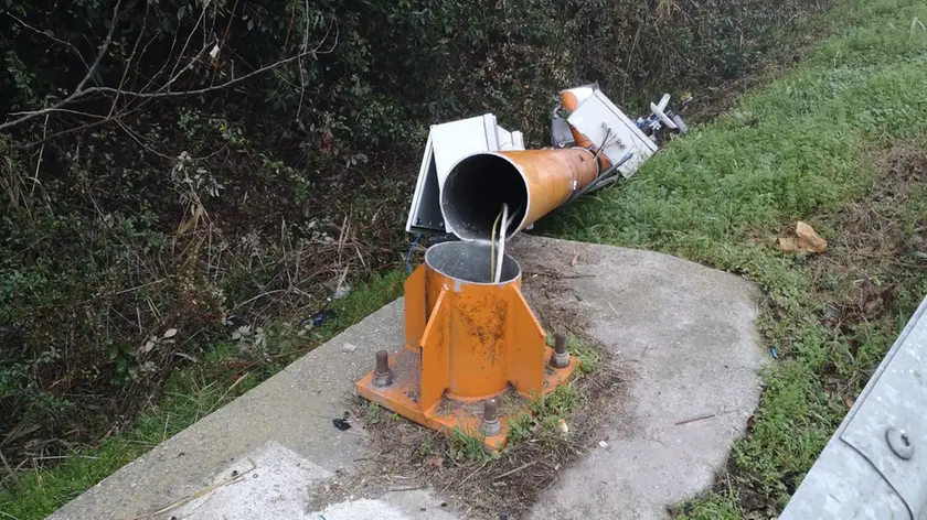 L'ultimo velox abbattuto