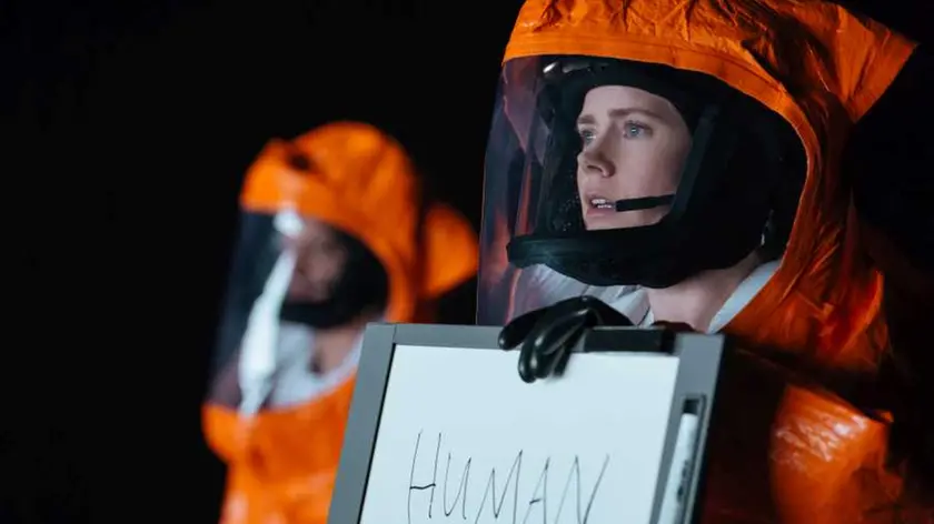 Amy Adams (right) as Louise Banks in ARRIVAL by Paramount Pictures
