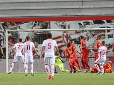 Il gol di Chiricò al 96' (FOTO PIRAN)