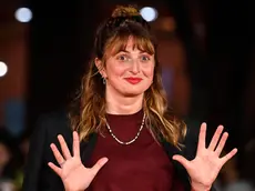 Italian director Alice Rohrwacher arrives for the screening of the movie La Chimera at the 18th annual Rome International Film Fest in Rome, Italy, 25 October 2023. The Festa del Cinema di Roma runs from 18 to 29 October 2023. ANSA/RICCARDO ANTIMIANI