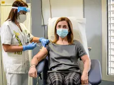 27/12/2020 Codogno, prima vaccinazione simbolica anti-covid19 nellÕospedale simbolo