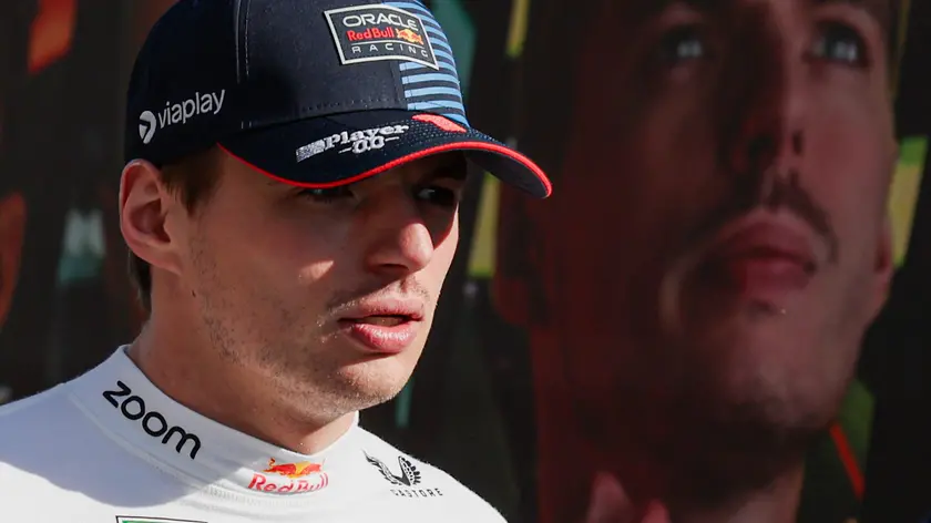 epa11764453 Red Bull Racing driver Max Verstappen of Netherlands leaves after the end of season group photo ahead of the Formula One Abu Dhabi Grand Prix, at the Yas Marina Circuit racetrack in Abu Dhabi, United Arab Emirates, 08 December 2024. EPA/ALI HAIDER