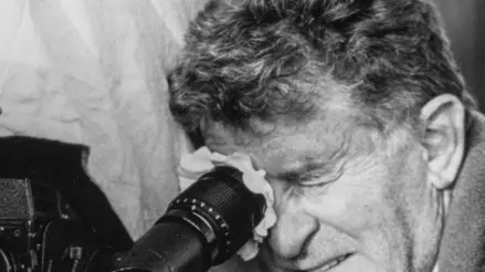 25/11/1993 il regista Ermanno Olmi in Marocco sul set del film La Creazione the director Ermanno Olmi