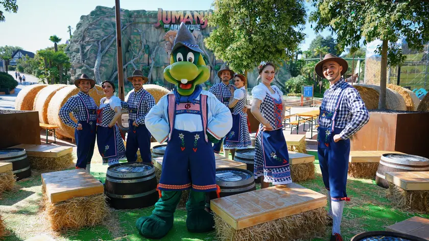 Una delle ambientazioni a Gardaland Oktoberfest