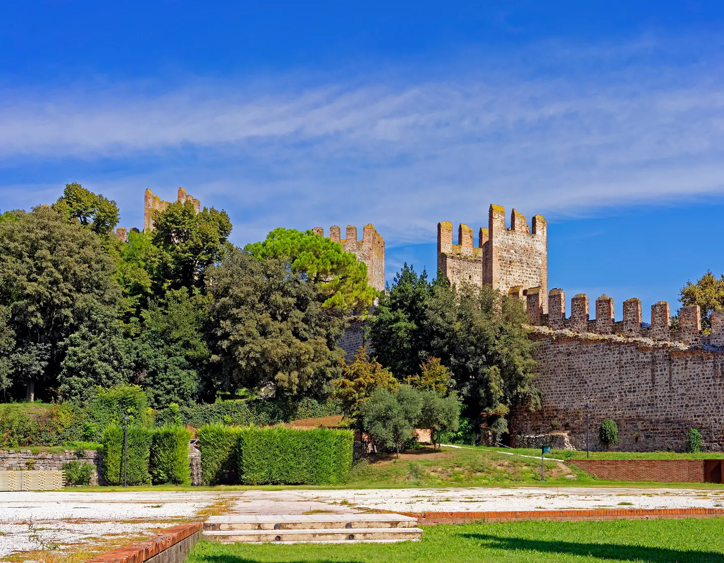 Festung, Castello Carrarese, Stadtpark