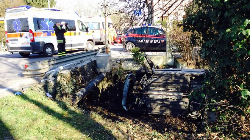 L'incidente (foto di Nicolò Tomasello)
